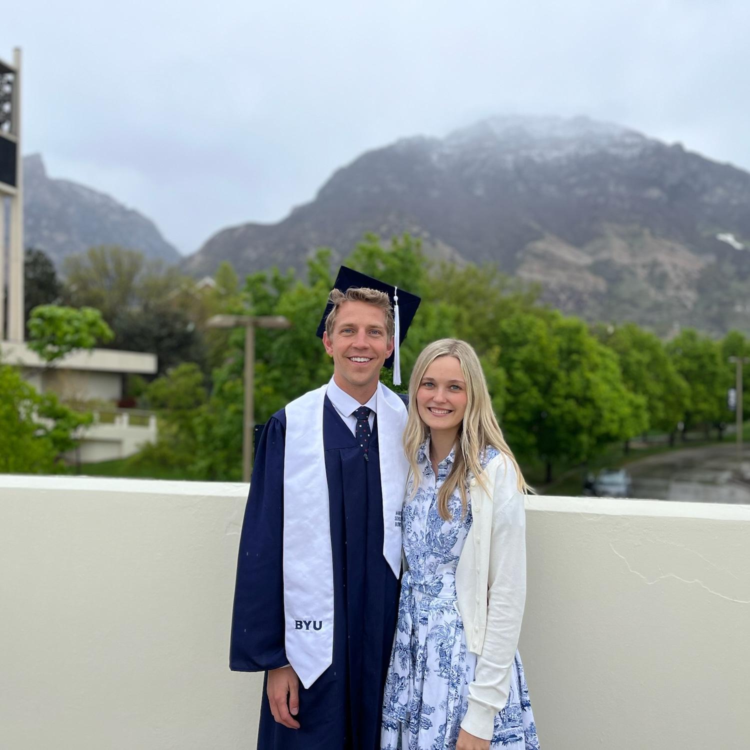 Trevor’s BYU graduation April 2024