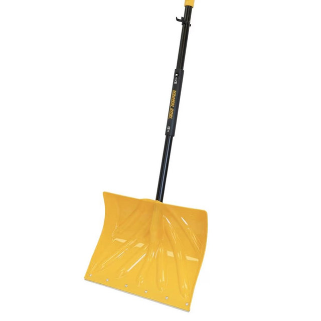 True Temper 18" Poly Folding Snow Shovel, Convenient Storage, Collapsible, Compact for Cars or Camping