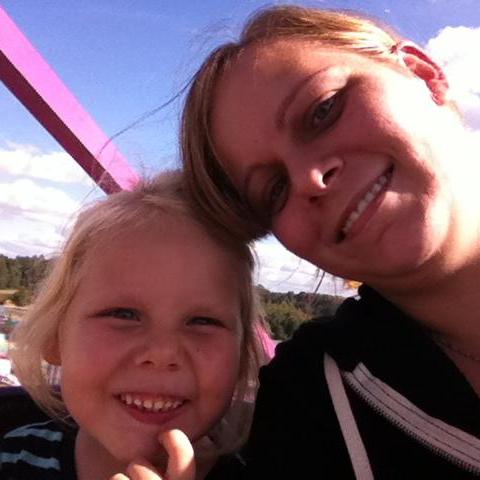 Me and lina on a ferris wheel last year. Brandon sat across from us.