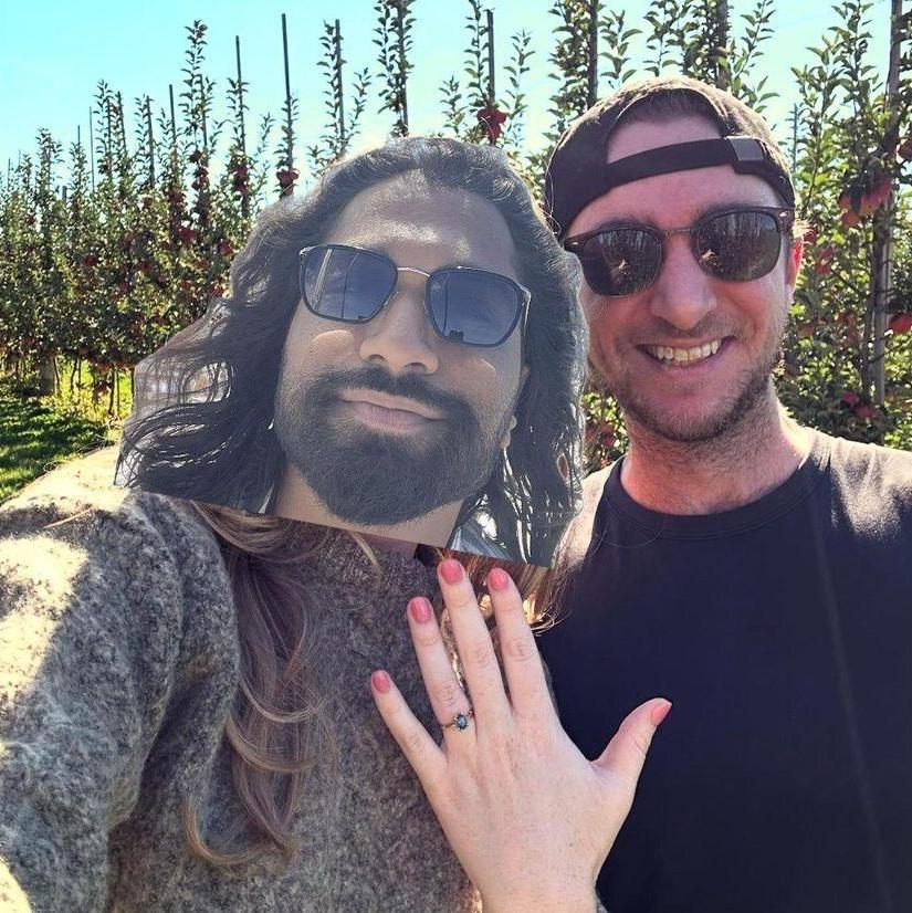 Scott and his real bride.