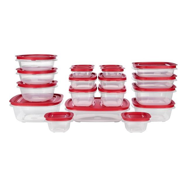 Rubbermaid EasyStore Containers, 38-Piece Set, Food Storage Containers, Food Storage Containers with Lids