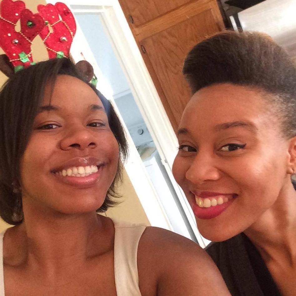 Daijah, youngest sister of the bride. A California Christmas.