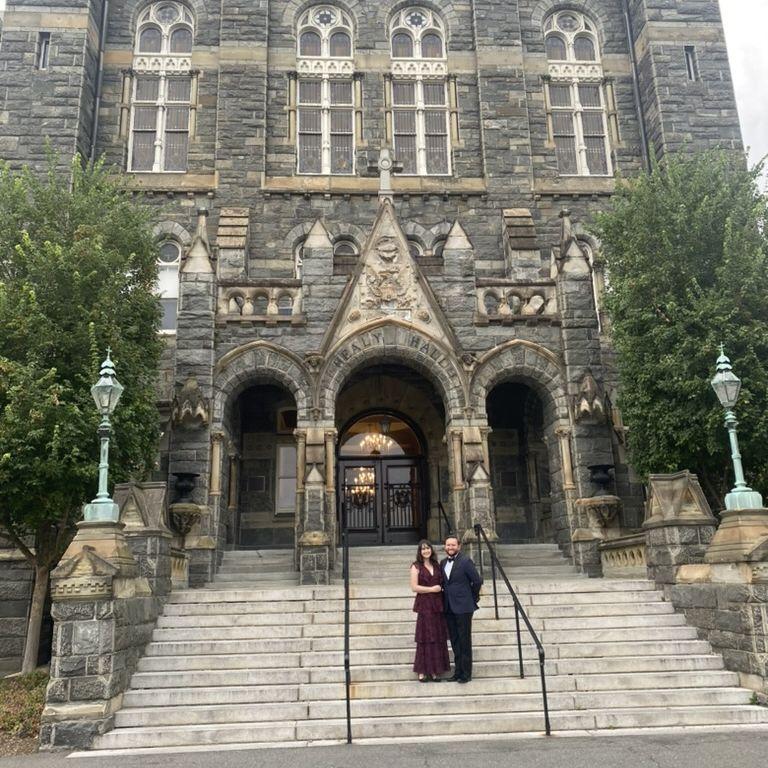 Jared with the love of his life (Georgetown)