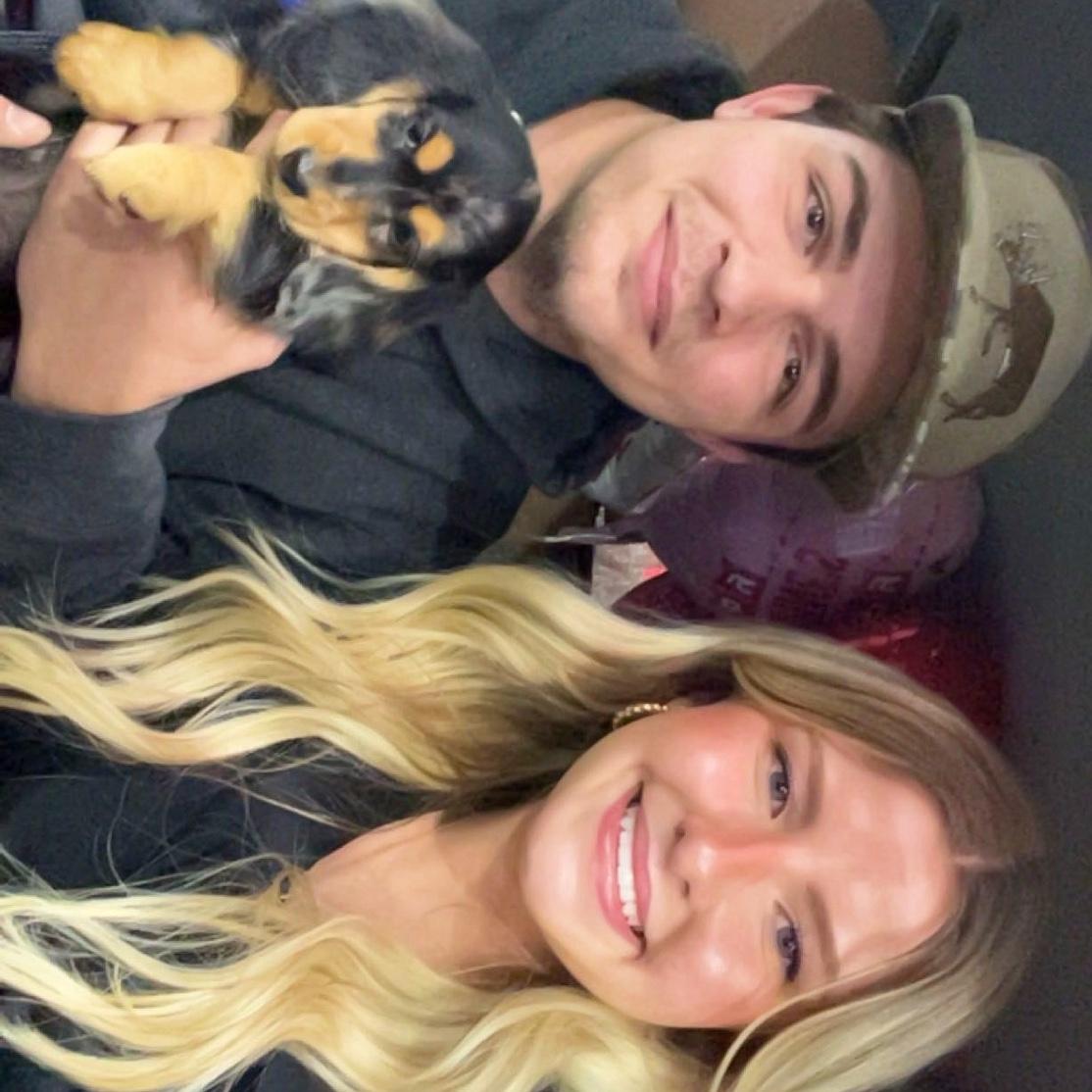 The night we got our baby - Otis was my Valentine’s Day present