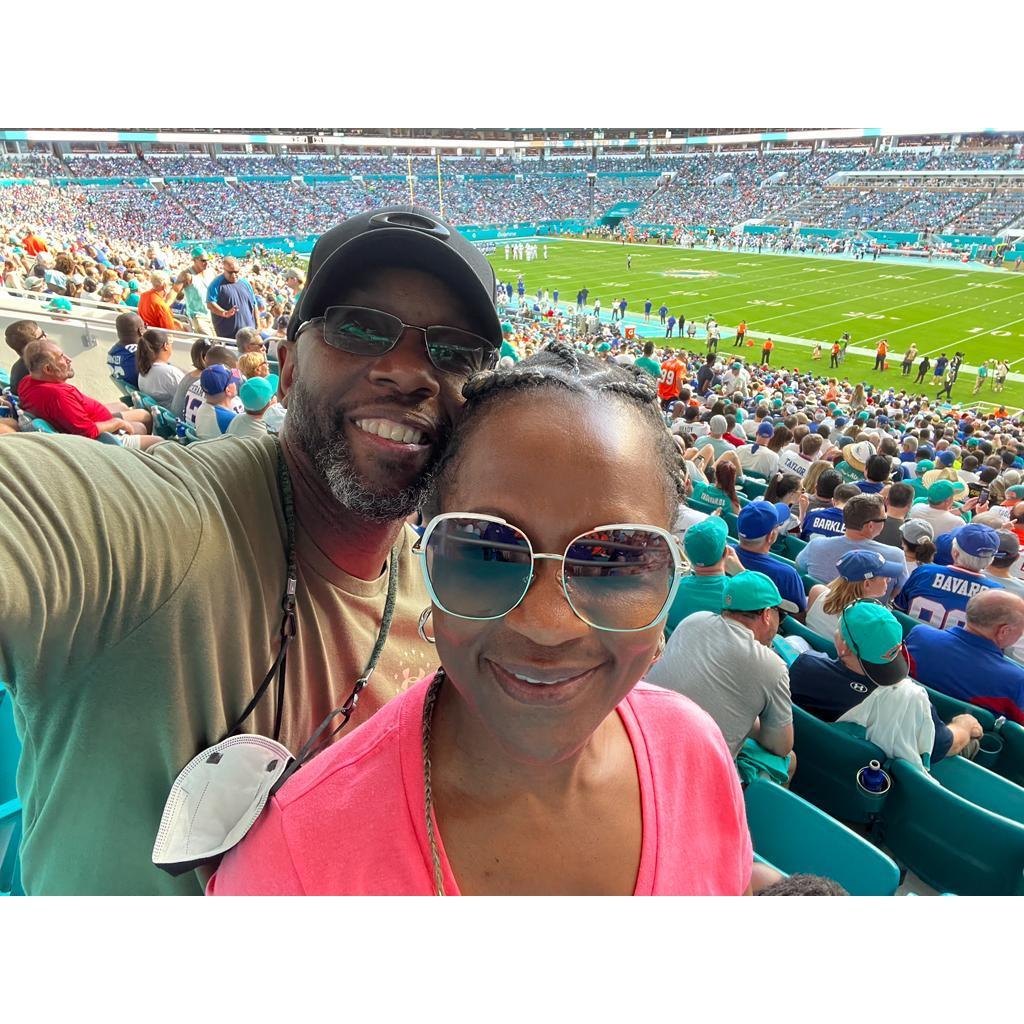 Our first live footbal game in Miami, 2021