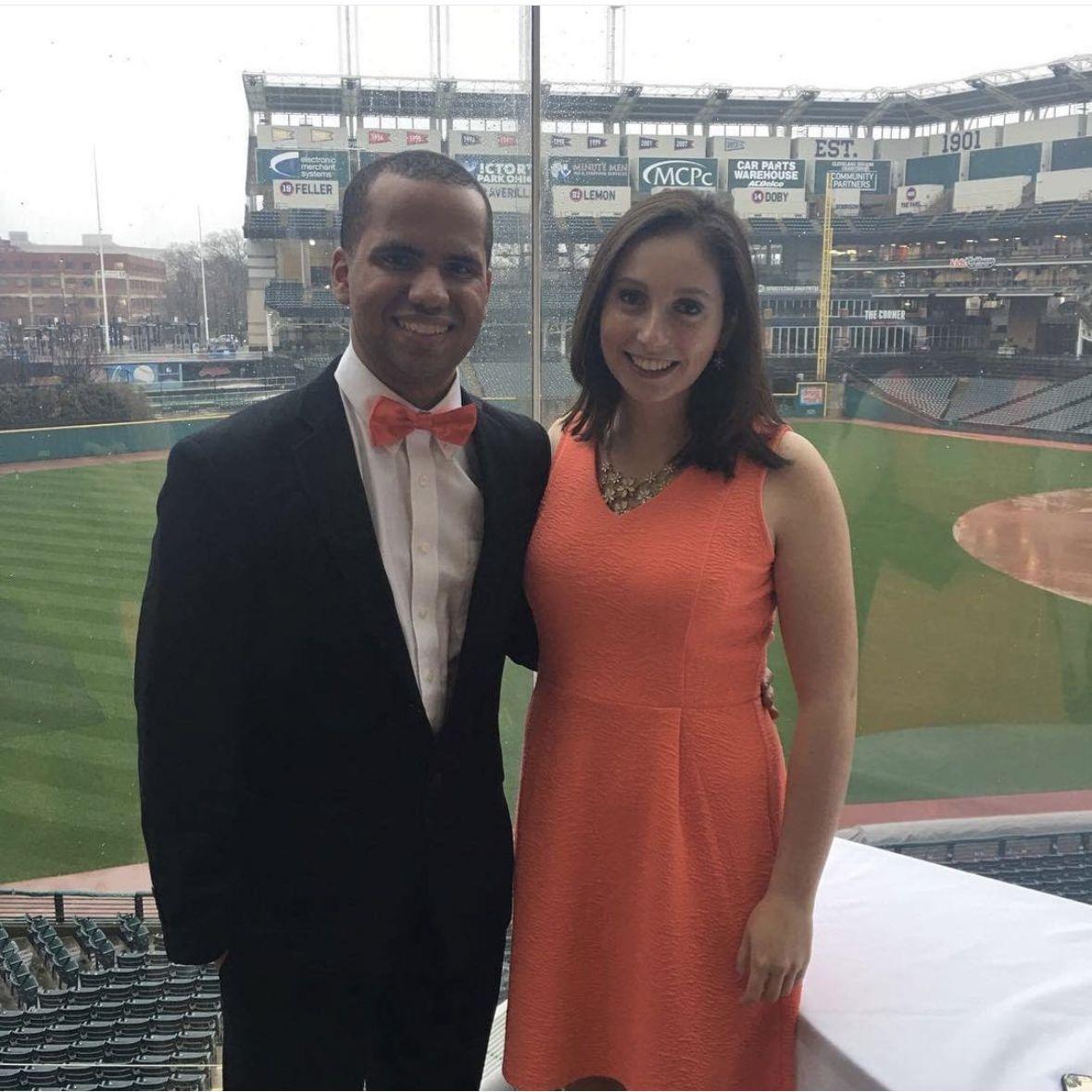 March 2017: Junior year formal at Progressive Field