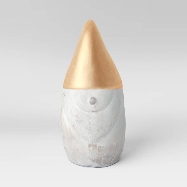 6.25" Concrete Garden Gnome Gray - Smith & Hawken™