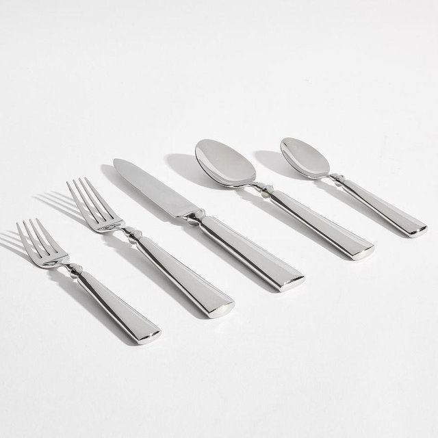 Emma Flatware, Set of 20 - Stainless Steel