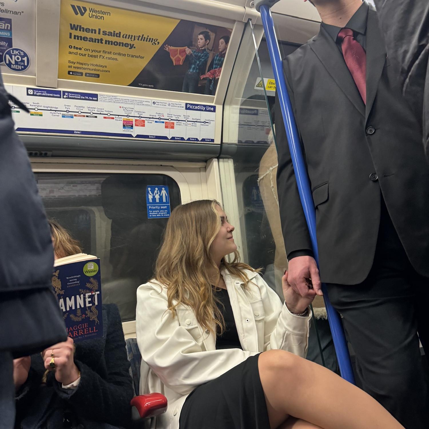 on the london subway