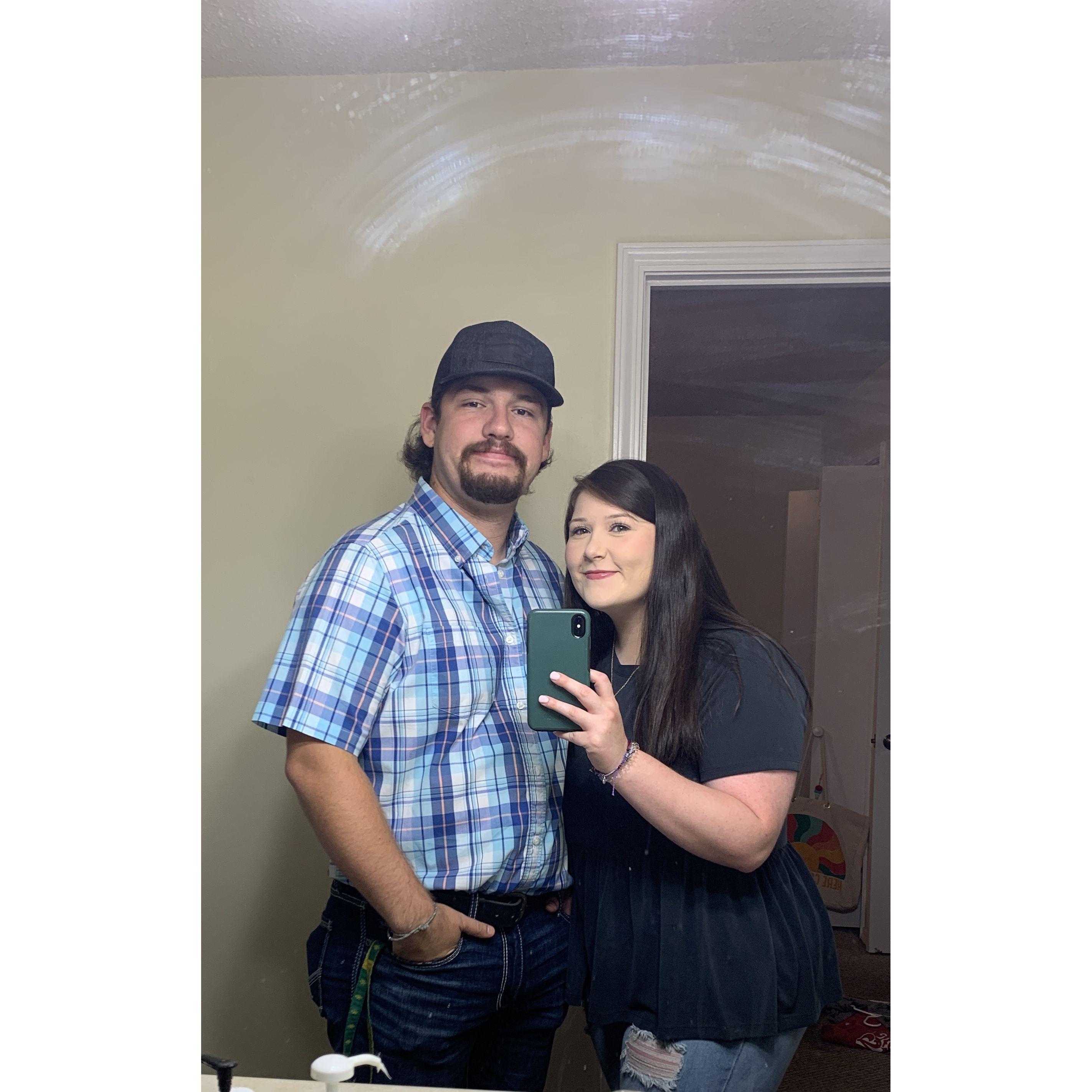 The only picture from our 1 year anniversary.