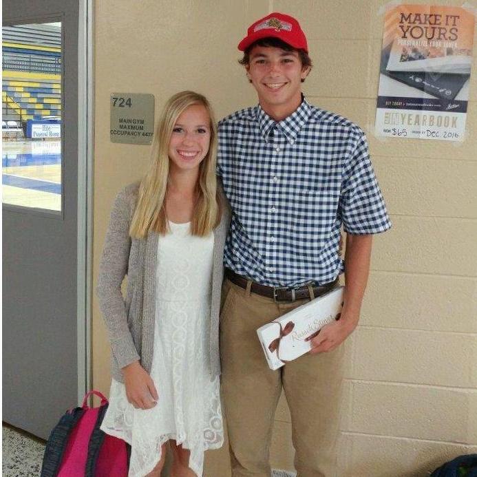 Forrest Gump and Jenny for Homecoming Dress Up Day