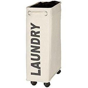 Slim Foldable Laundry Hamper in Beige1