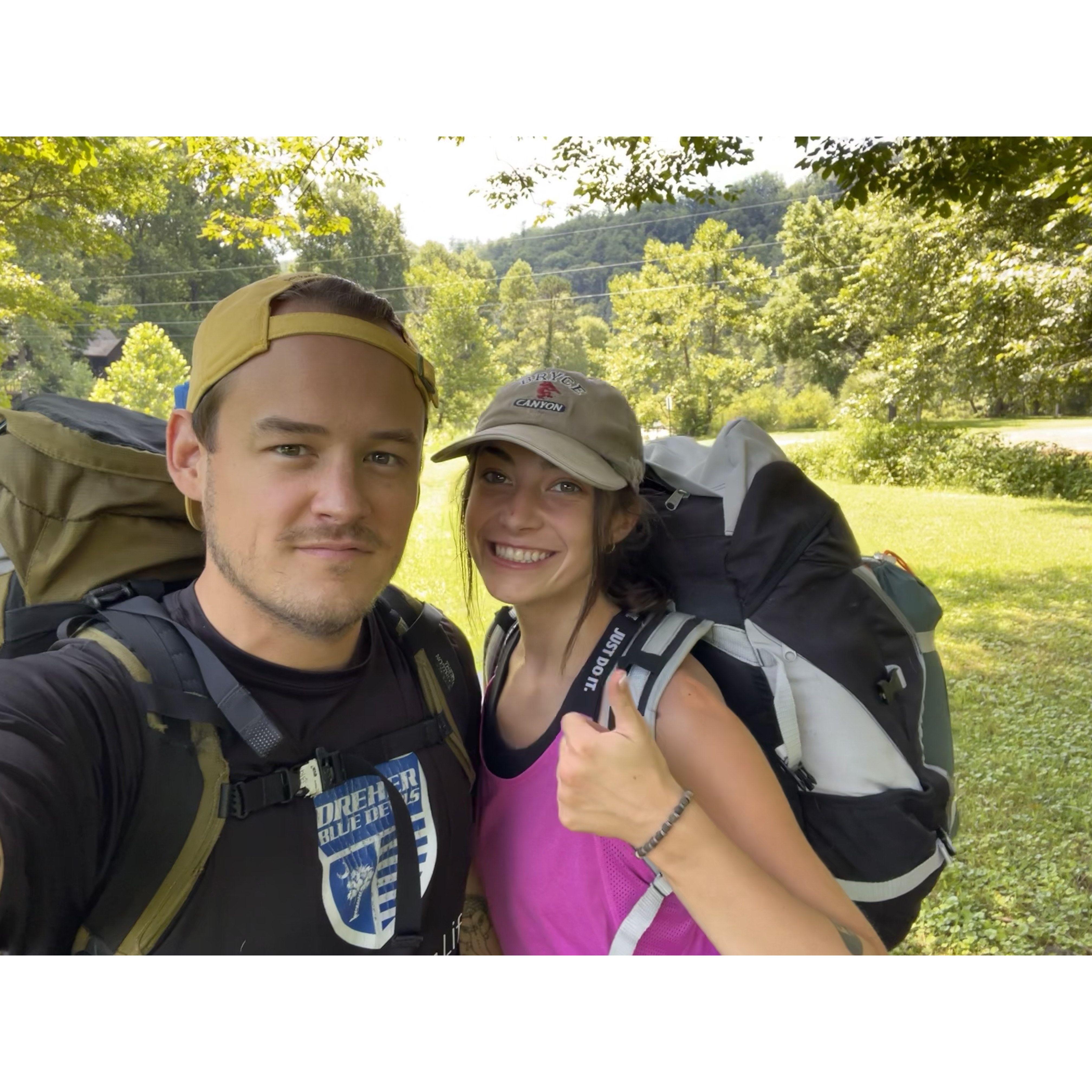 Camping trip in Pisgah National Forest with friends.