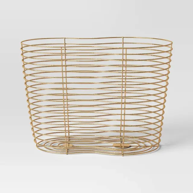 Metal Basket Gold - Threshold™