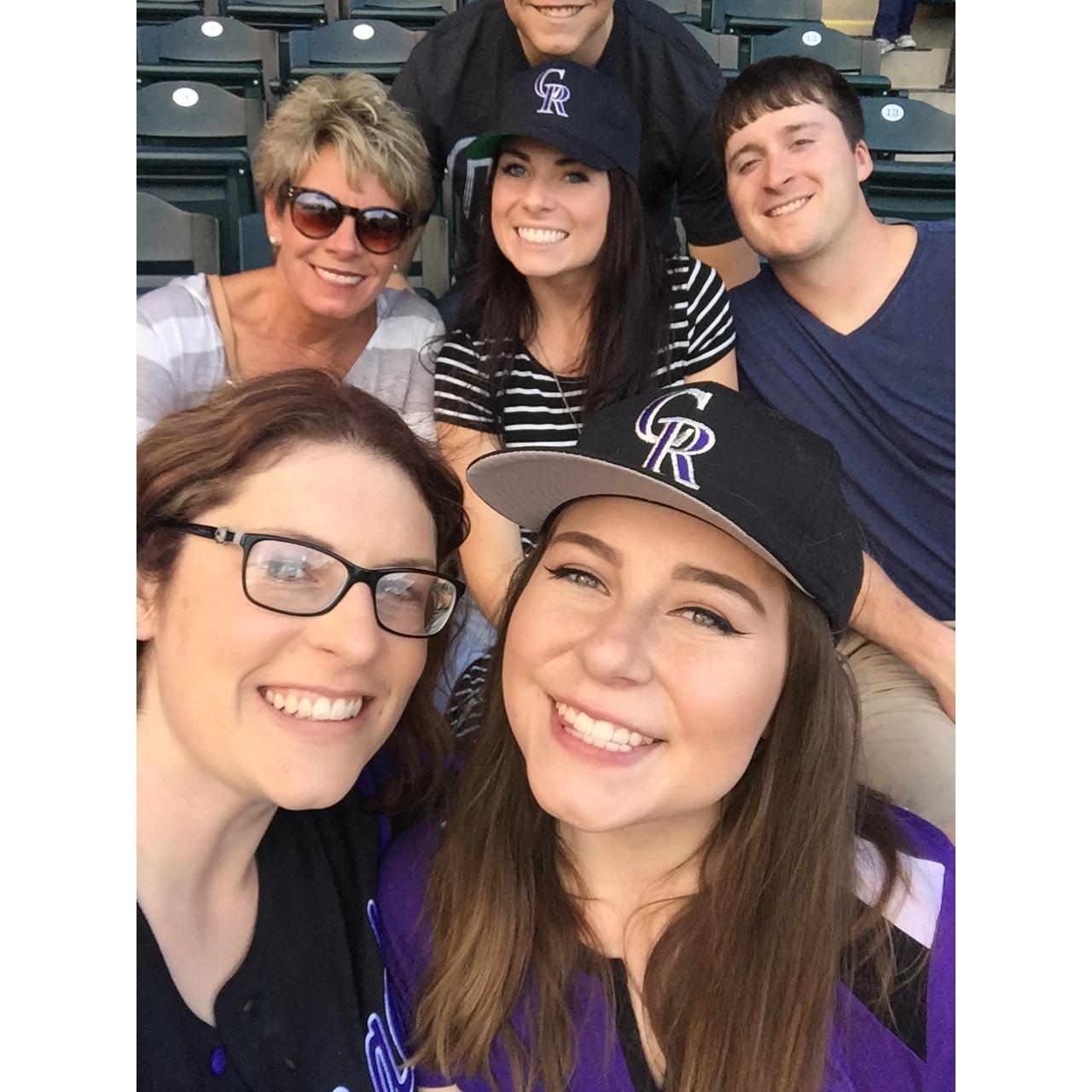 CO Rockies Game with the Fam!
