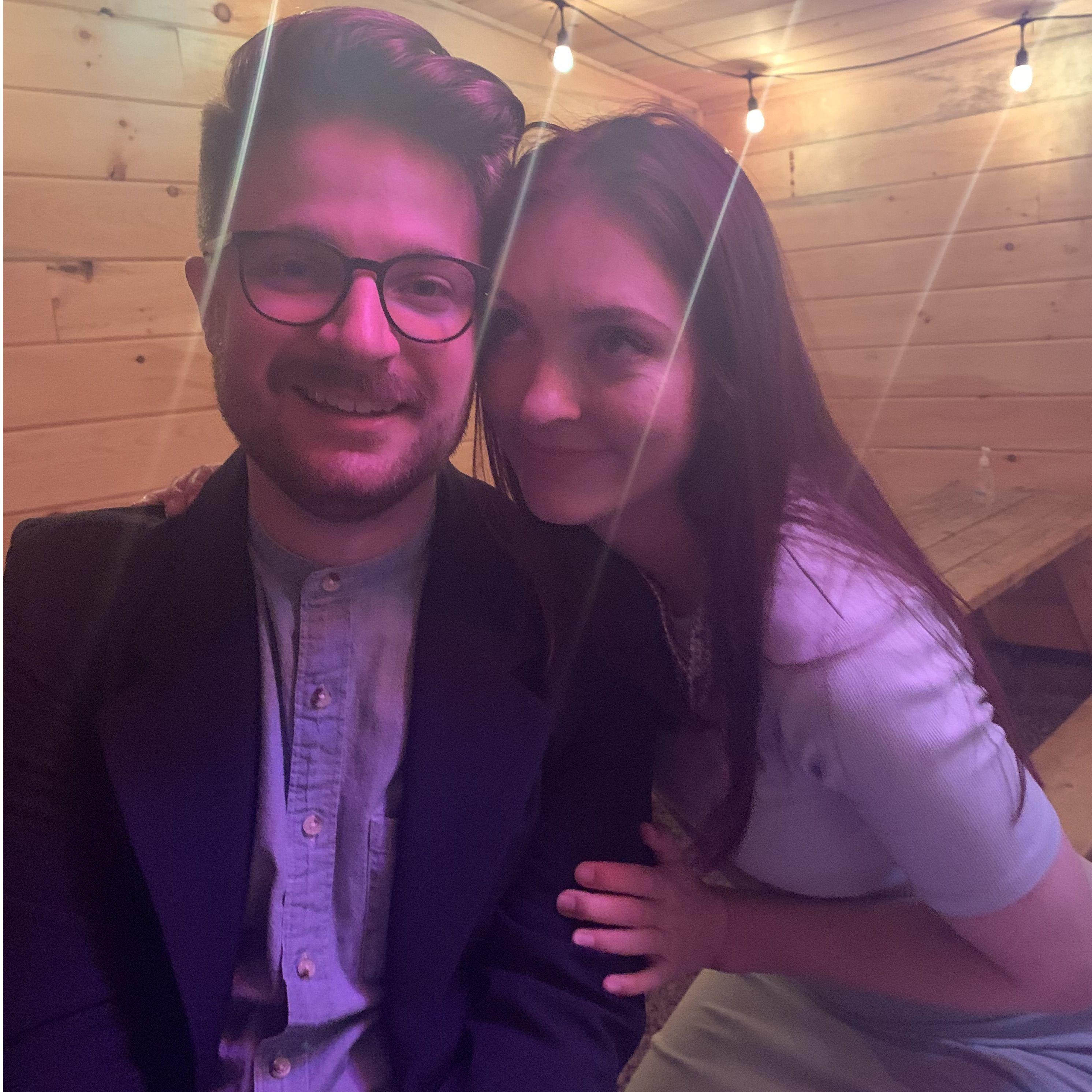 The day before we got engaged.