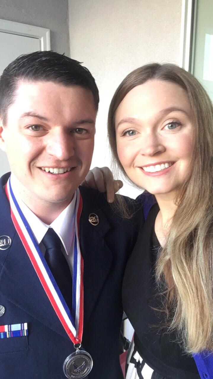 Dallen’s Airman Leadership school graduation