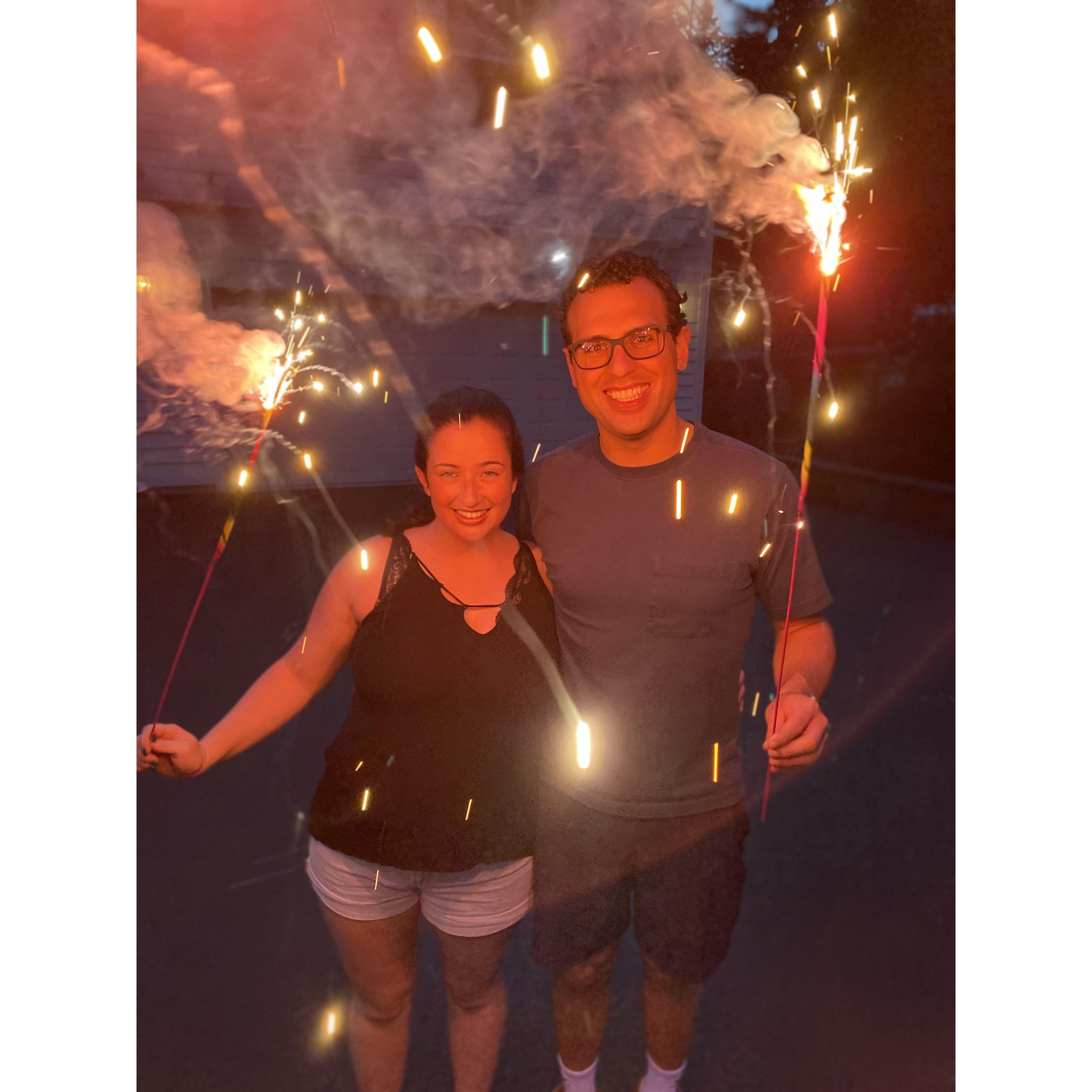 July 2021: They celebrated the Fourth of July in Washington!