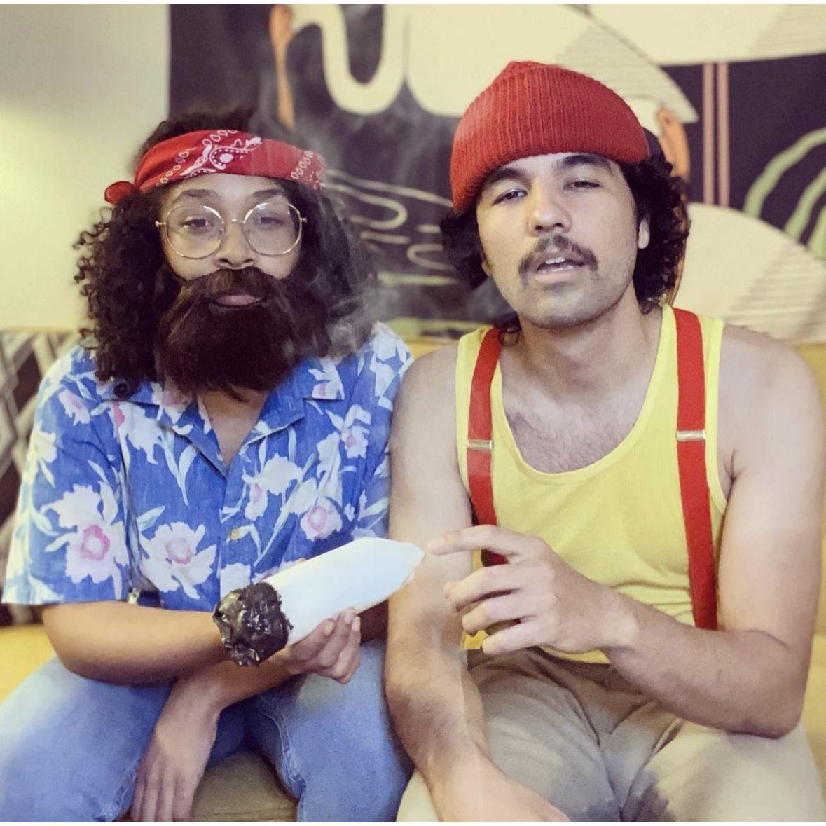 Irish and Ashlyn as Cheech and Chong...Nuff Said. 2020.