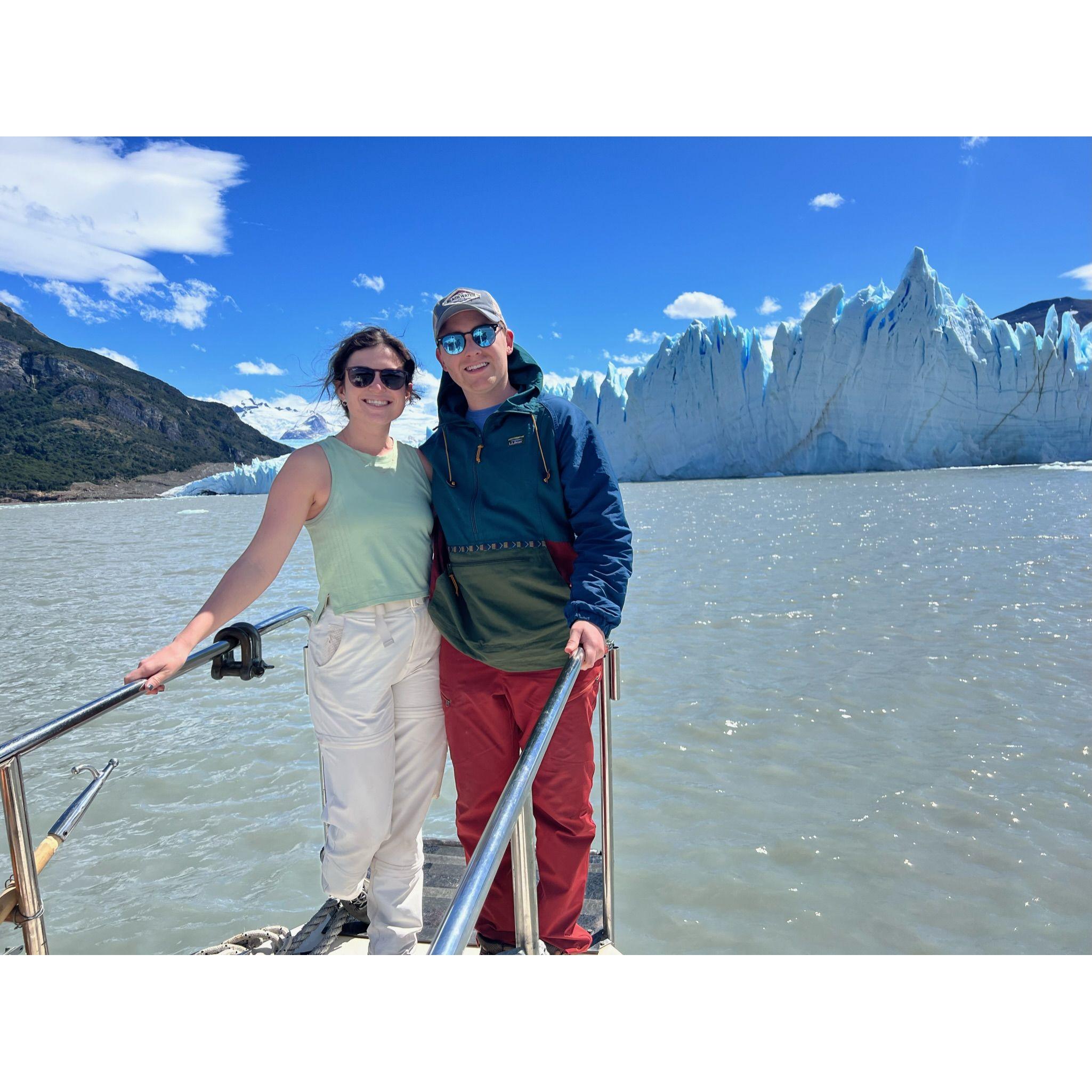 glaciers in Argentina!