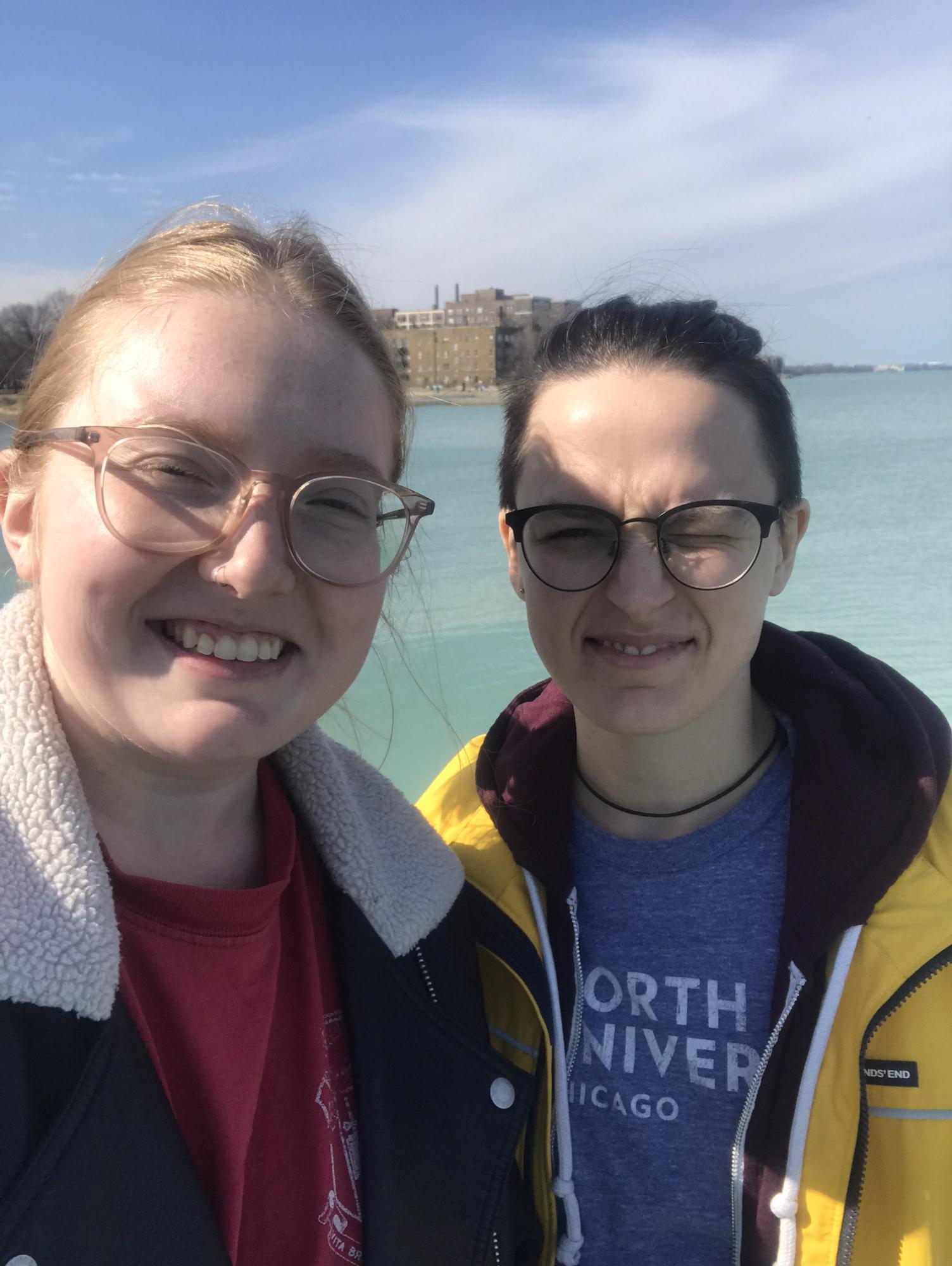 One of our first excursions down to the beach when COVID was new