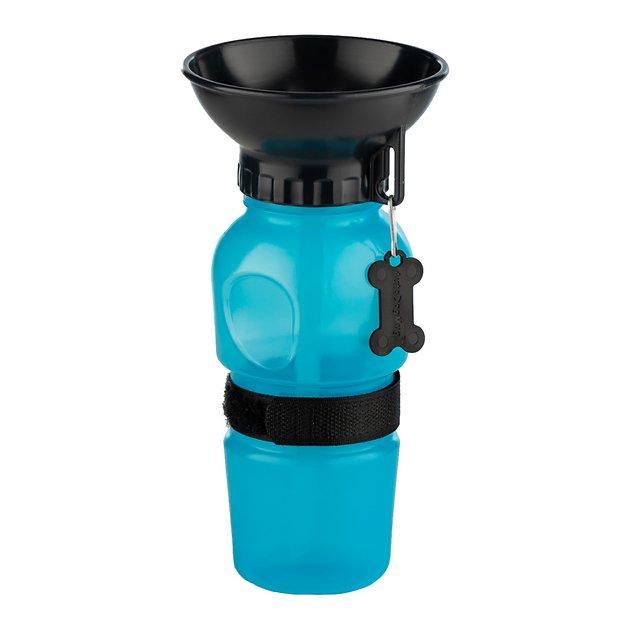 HIGHWAVE AutoDogMug Portable Dog Water Bottle & Bowl, Blue, 20-oz bottle - Chewy.com