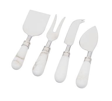 Marble Cheese Knives, Set of 4