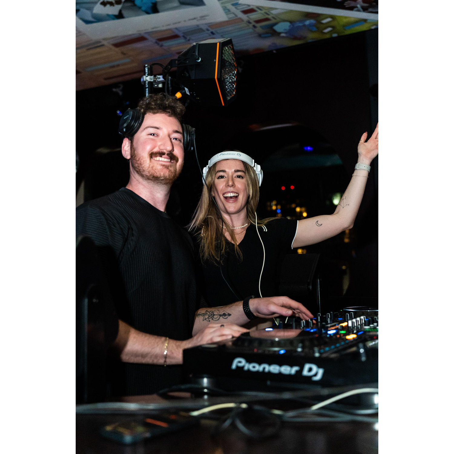 DJing at Mr Purple