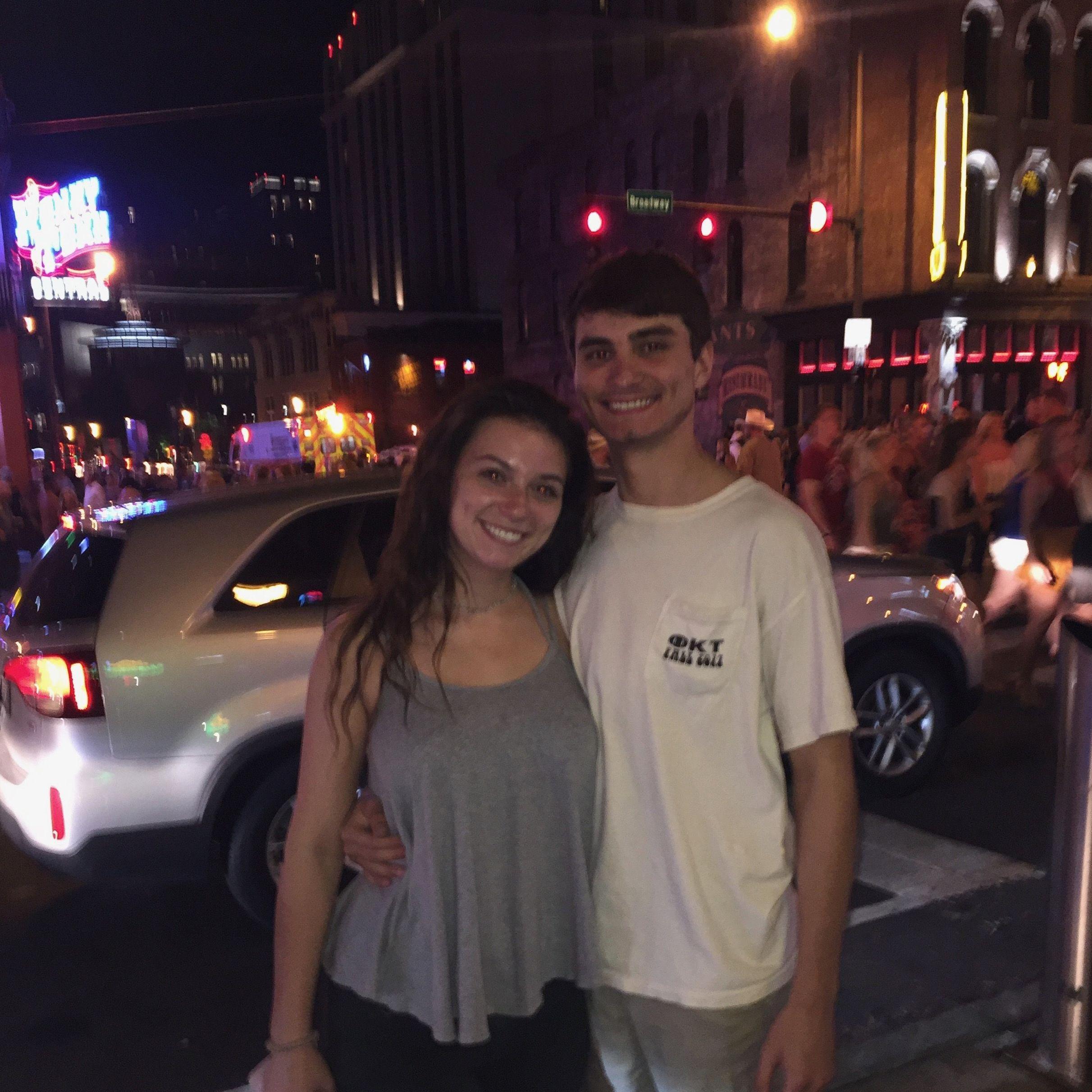 Landon's first trip to Broadway in Nash!