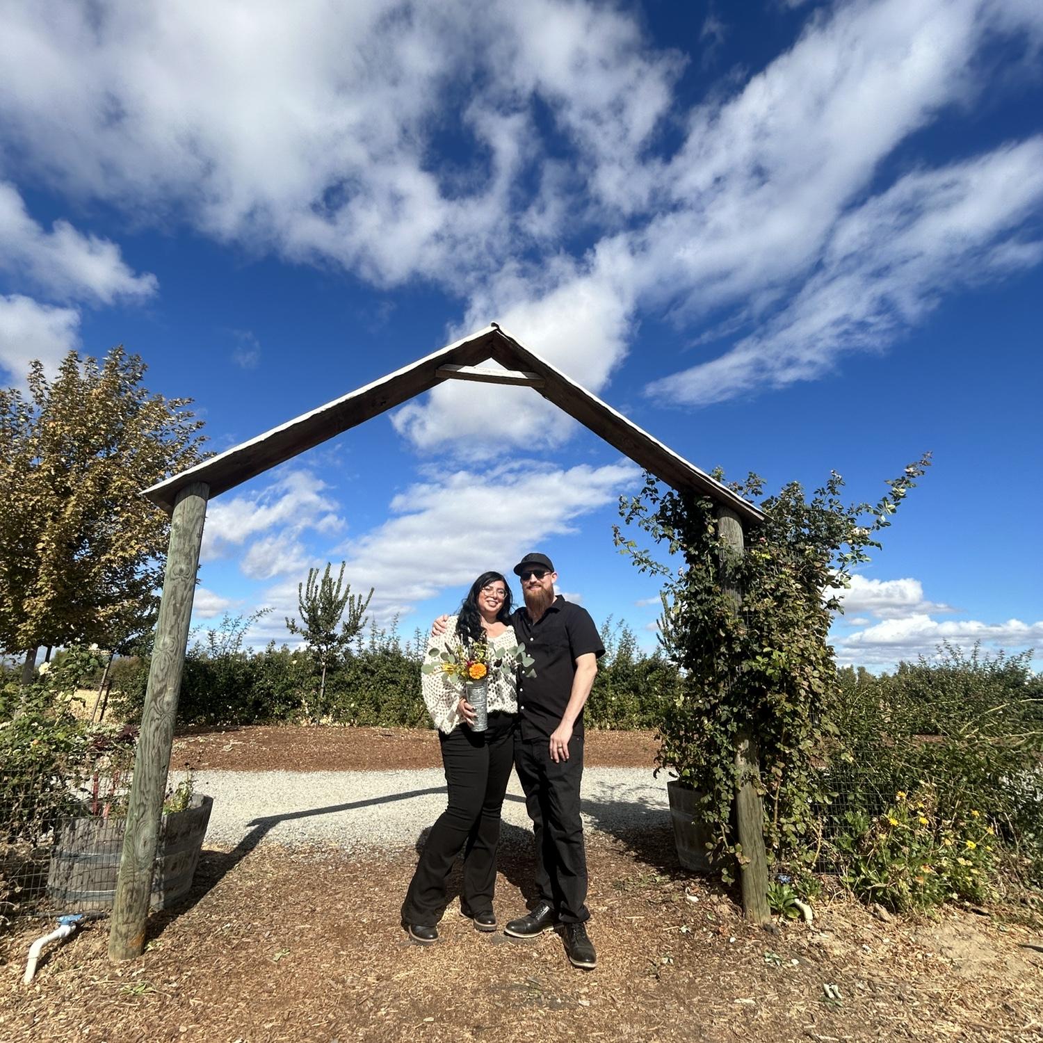 Flower picking for my birthday!
