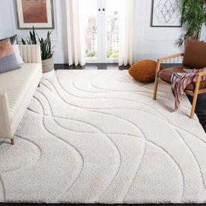 1.2" thick rug, 9' x 12' Creme