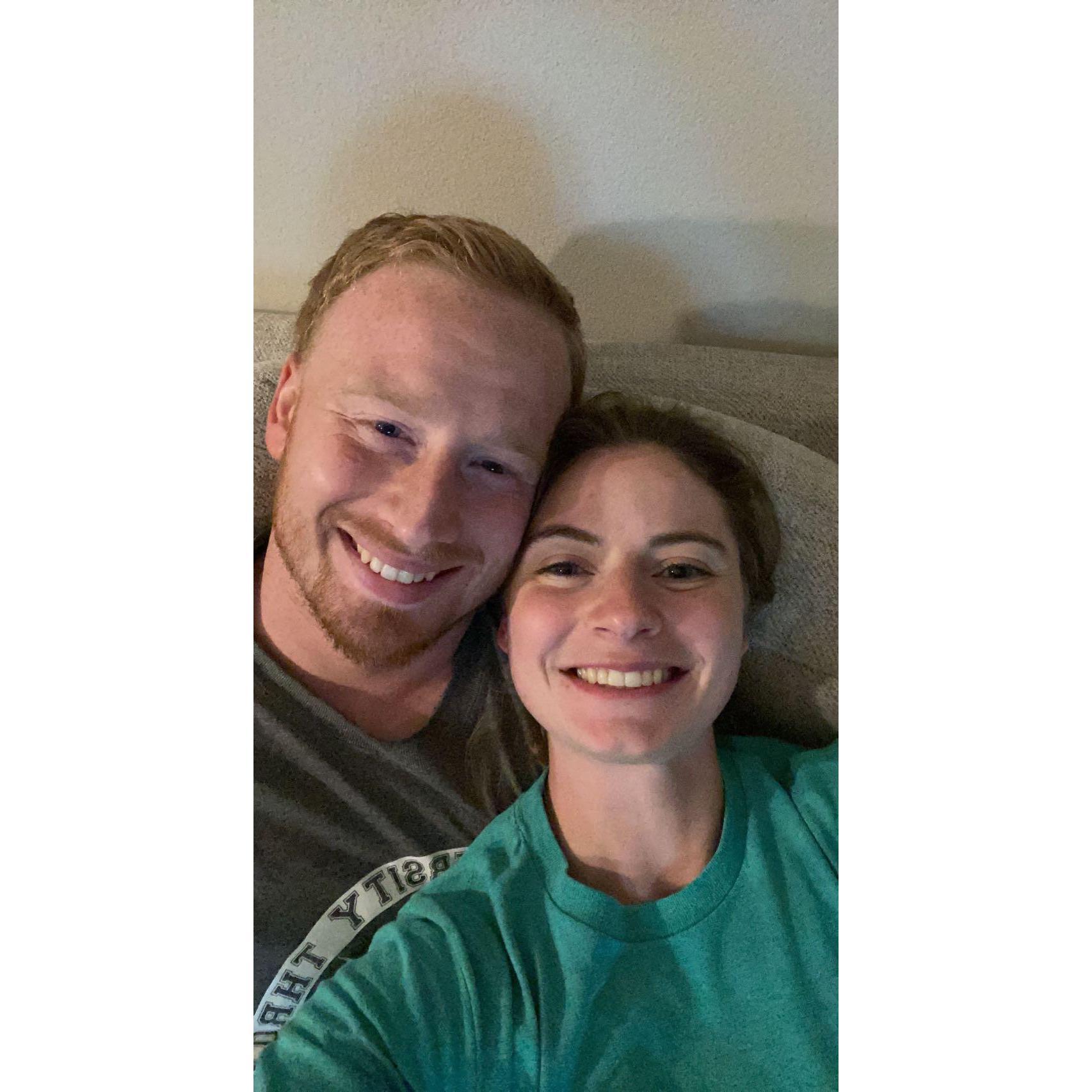 Our first photo together!