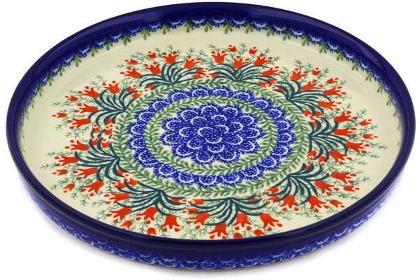 10" Cookie Platter - Crimson Bells