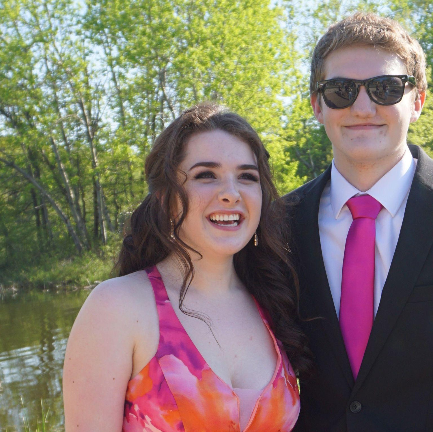 May 2017: Junior Prom!!! Autumn used to get embarrassed looking at this photo because of how happy she looked. She didn't want Jake to know how much she liked him!