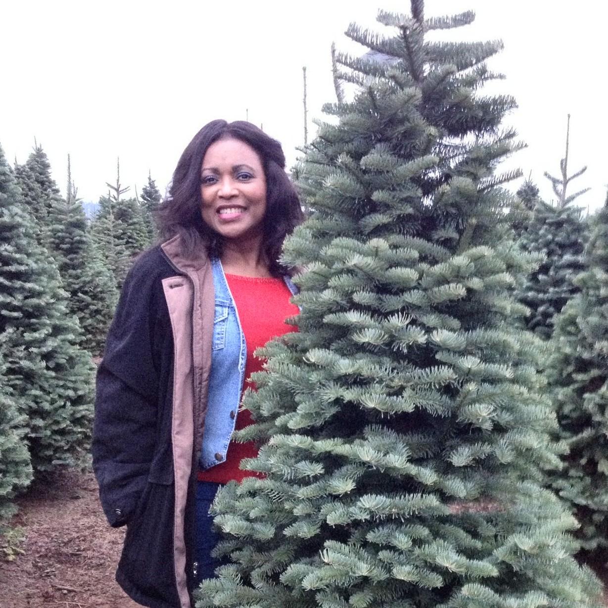 November 29th 2013 - Vancouver WA - First Xmas tree harvested together. Dawn looking totally up for the task!😆