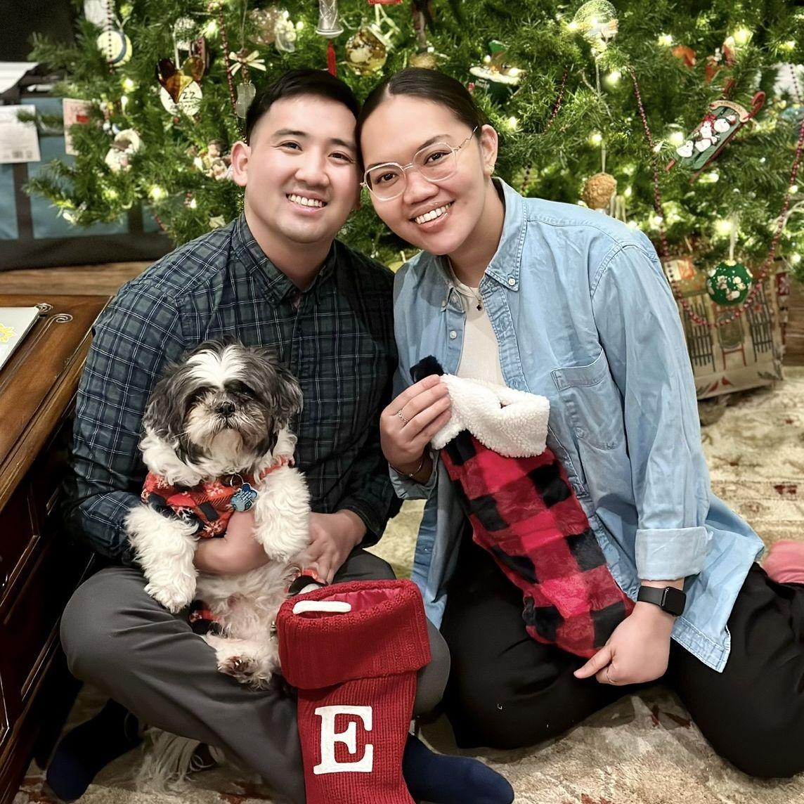 First Christmas photo ft. Charlie
