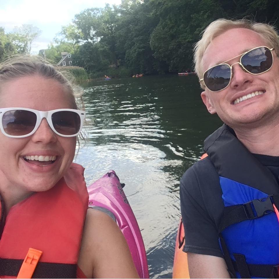 Kayaking to the Stony Brook Grist Mill.