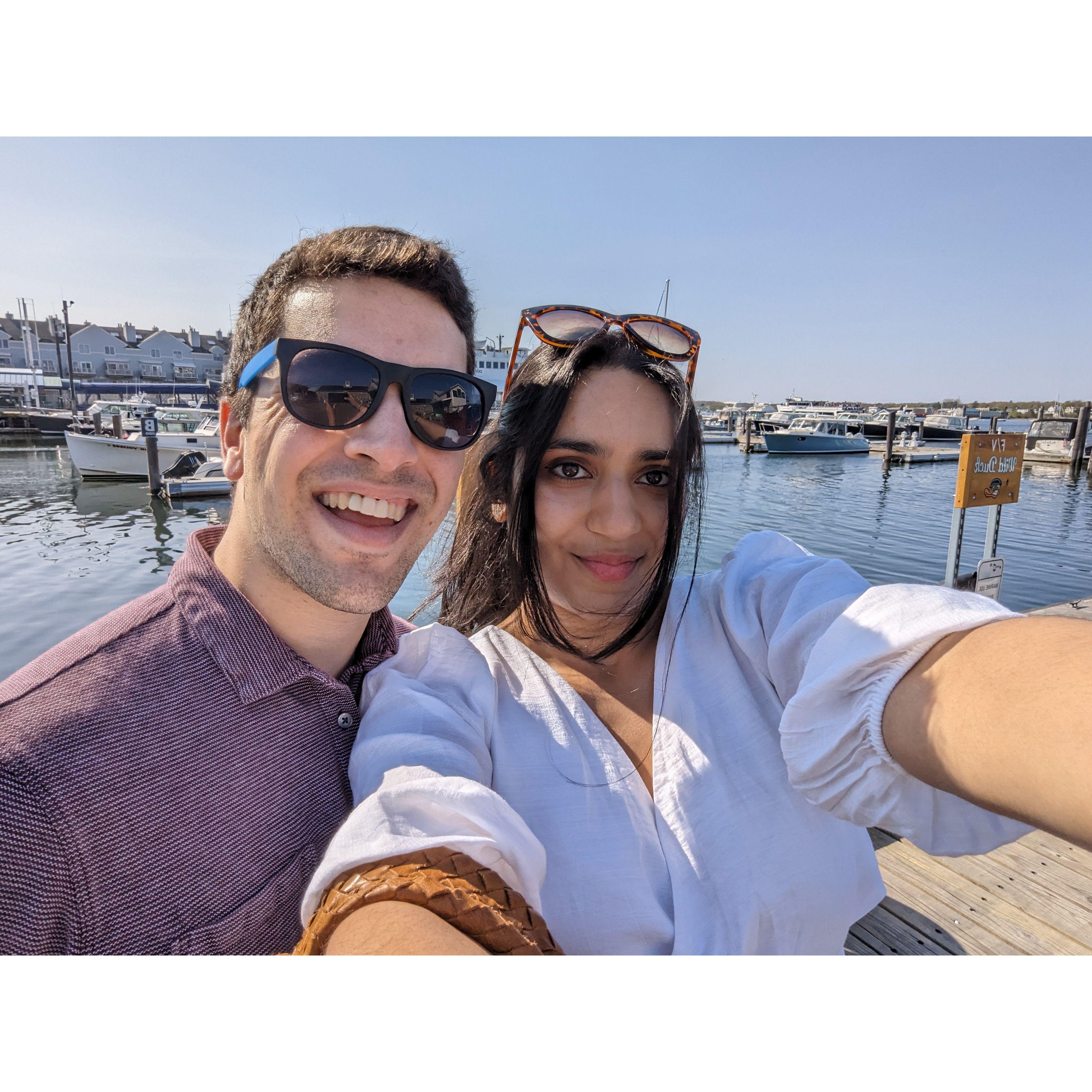 Maine, before he proposed!