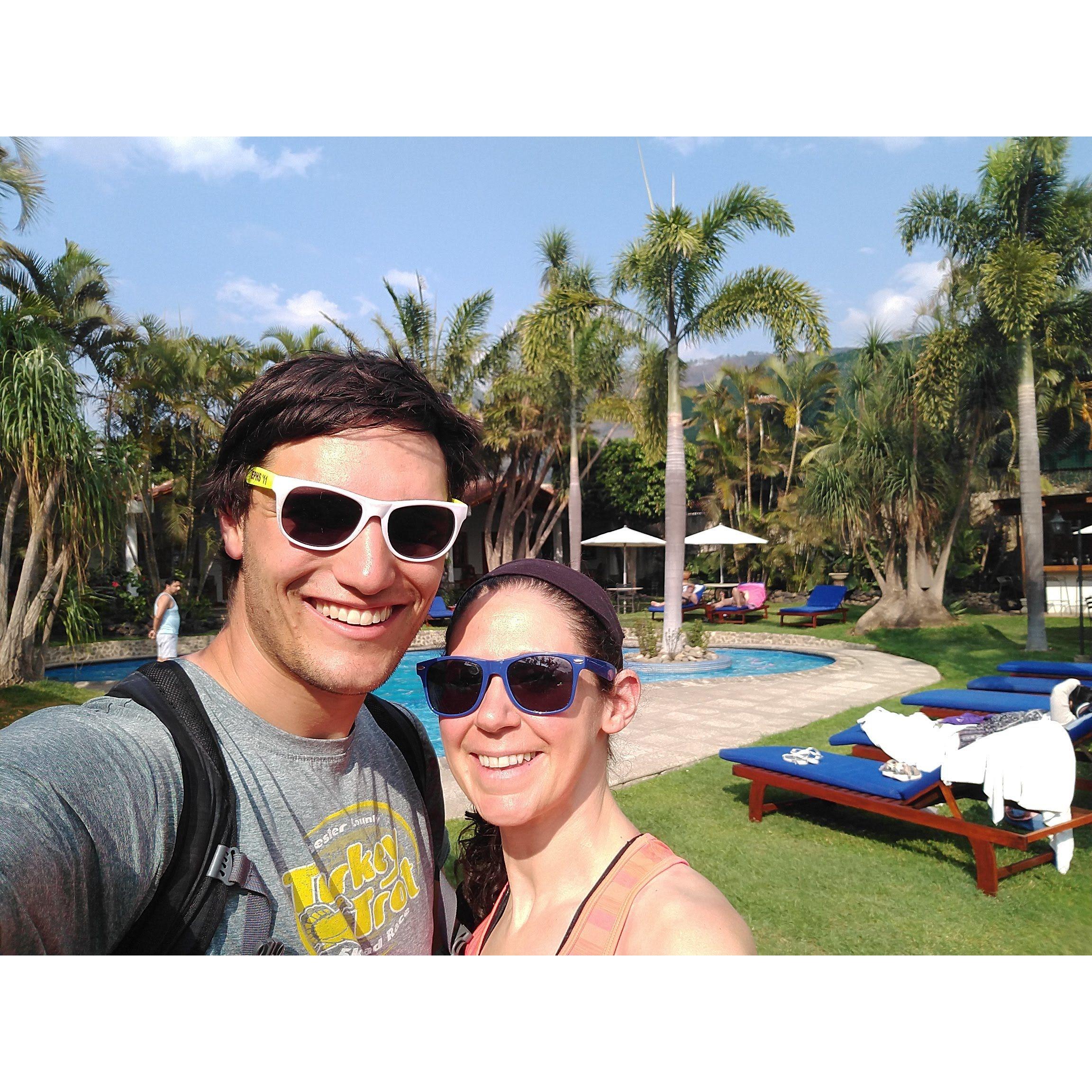 We first said, "I love you" at Hotel Dos Mundos (Panajachel, Guatemala, April 2019).