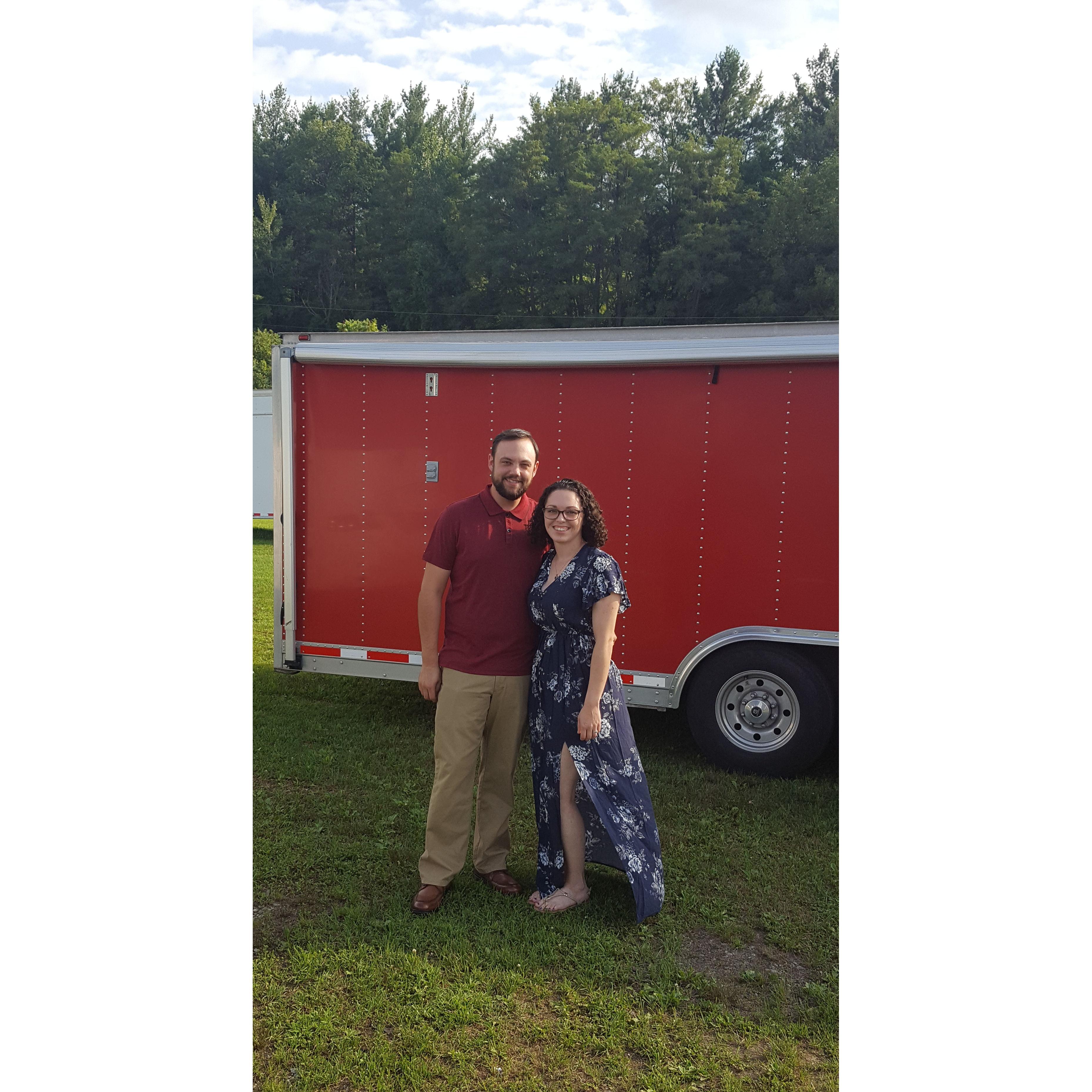 Wedding we attended at the race track