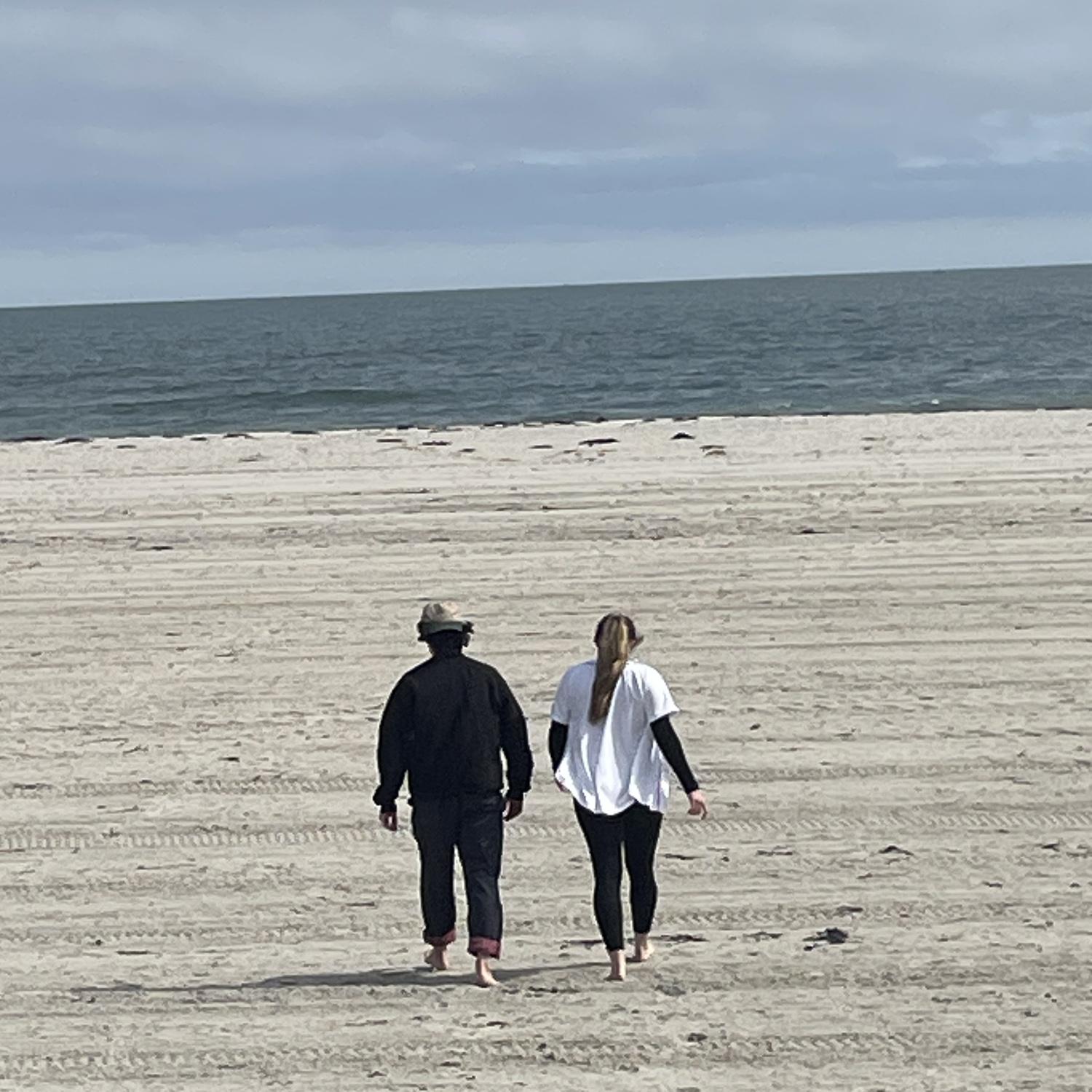 Needing to touch the Ocean if we are near it