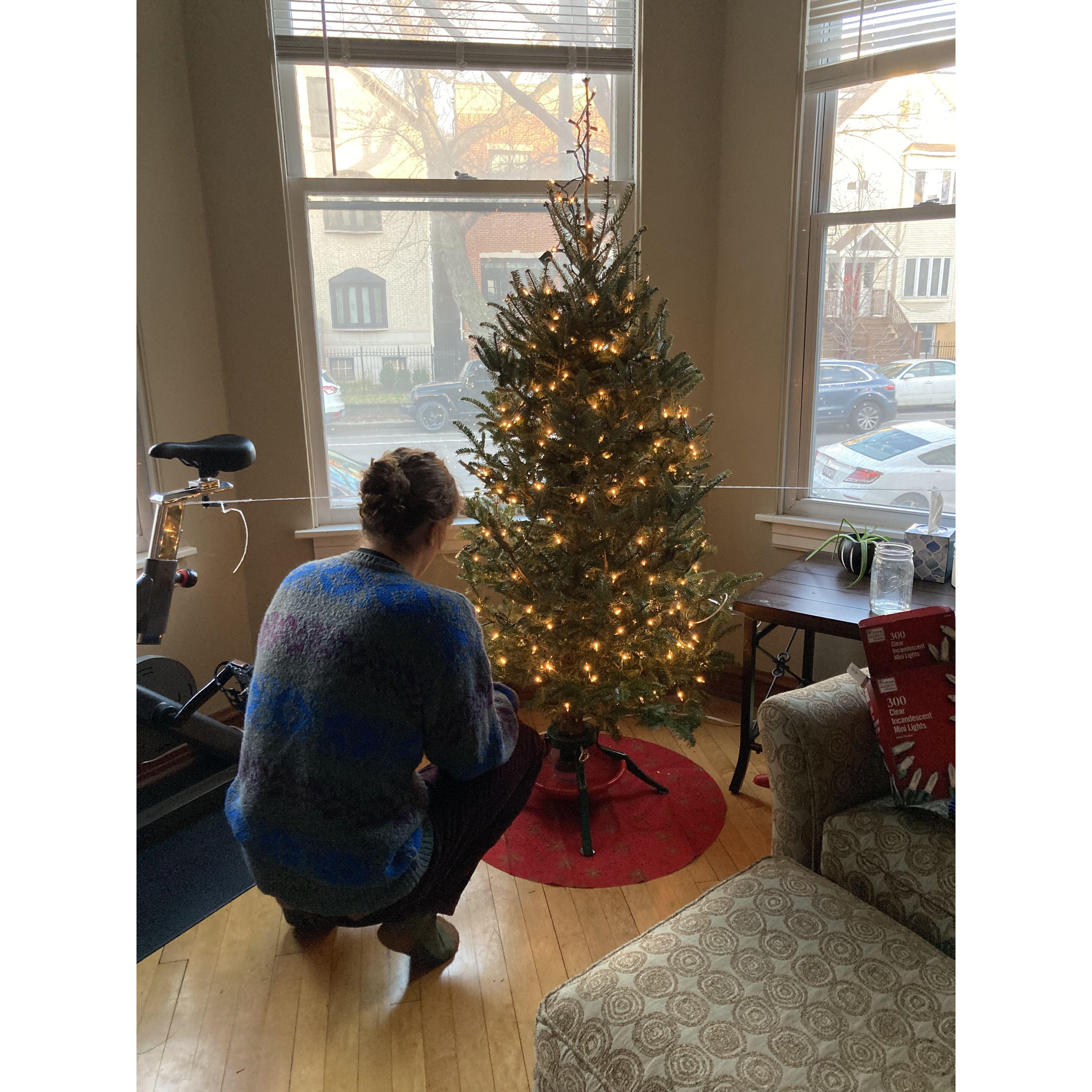 our covid christmas tree