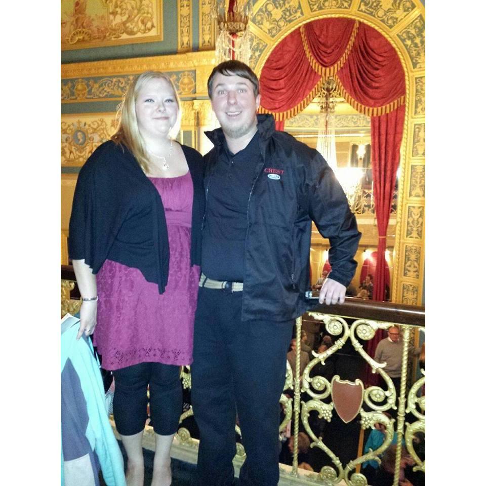Becca's first time seeing Phantom of the Opera