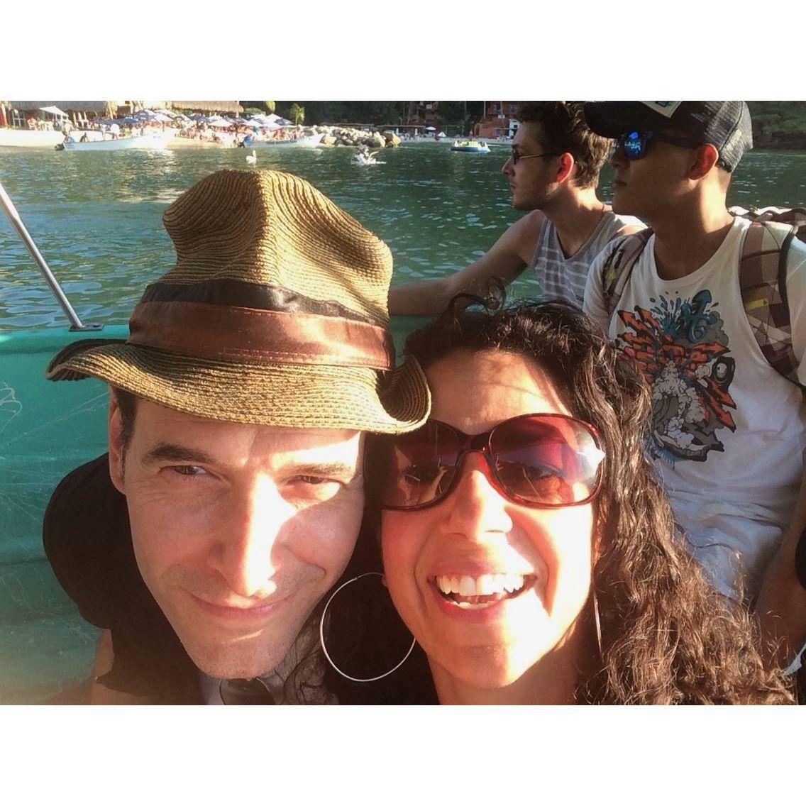 On the water taxi to Yelapa Mexico. 2016?