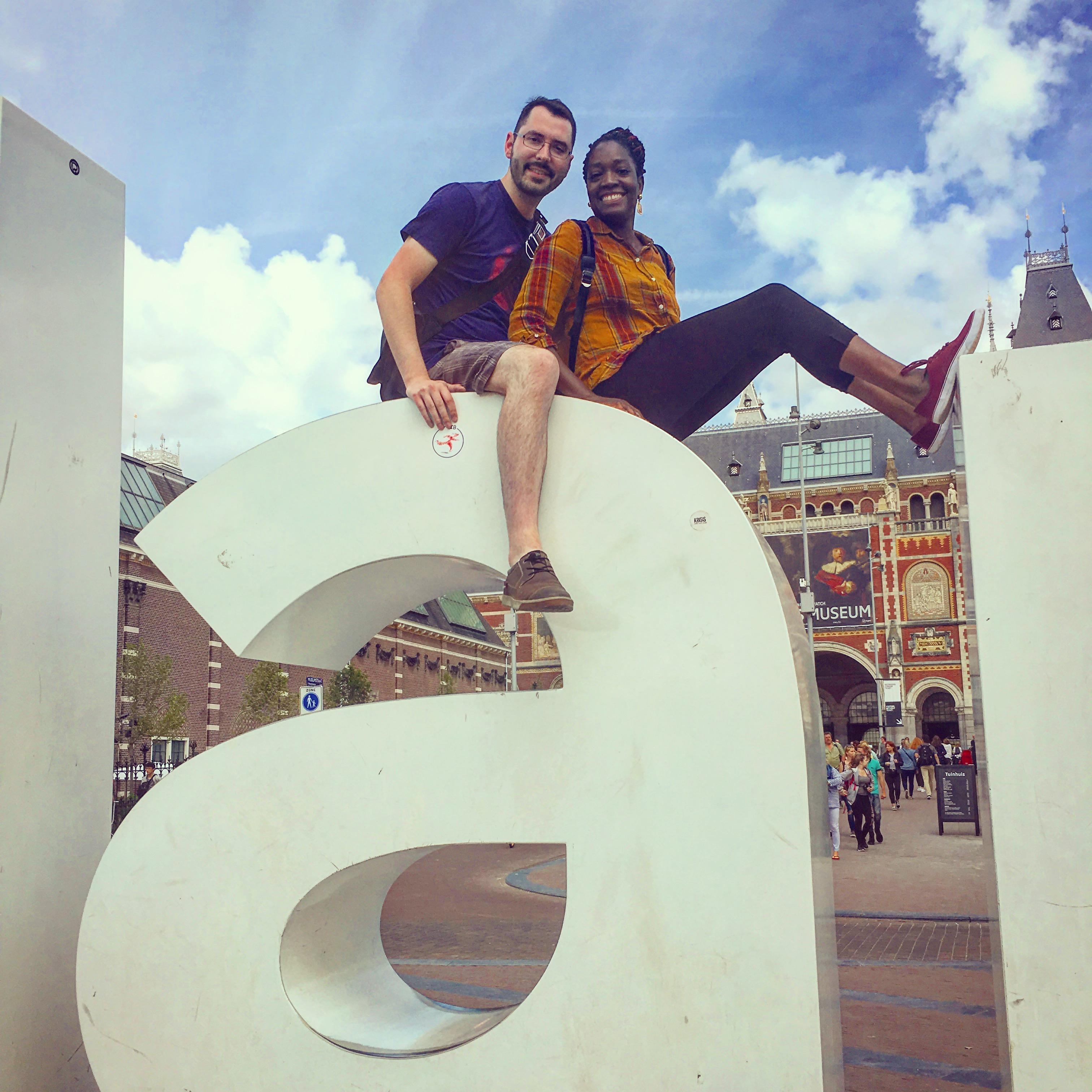 Hanging out in Amsterdam