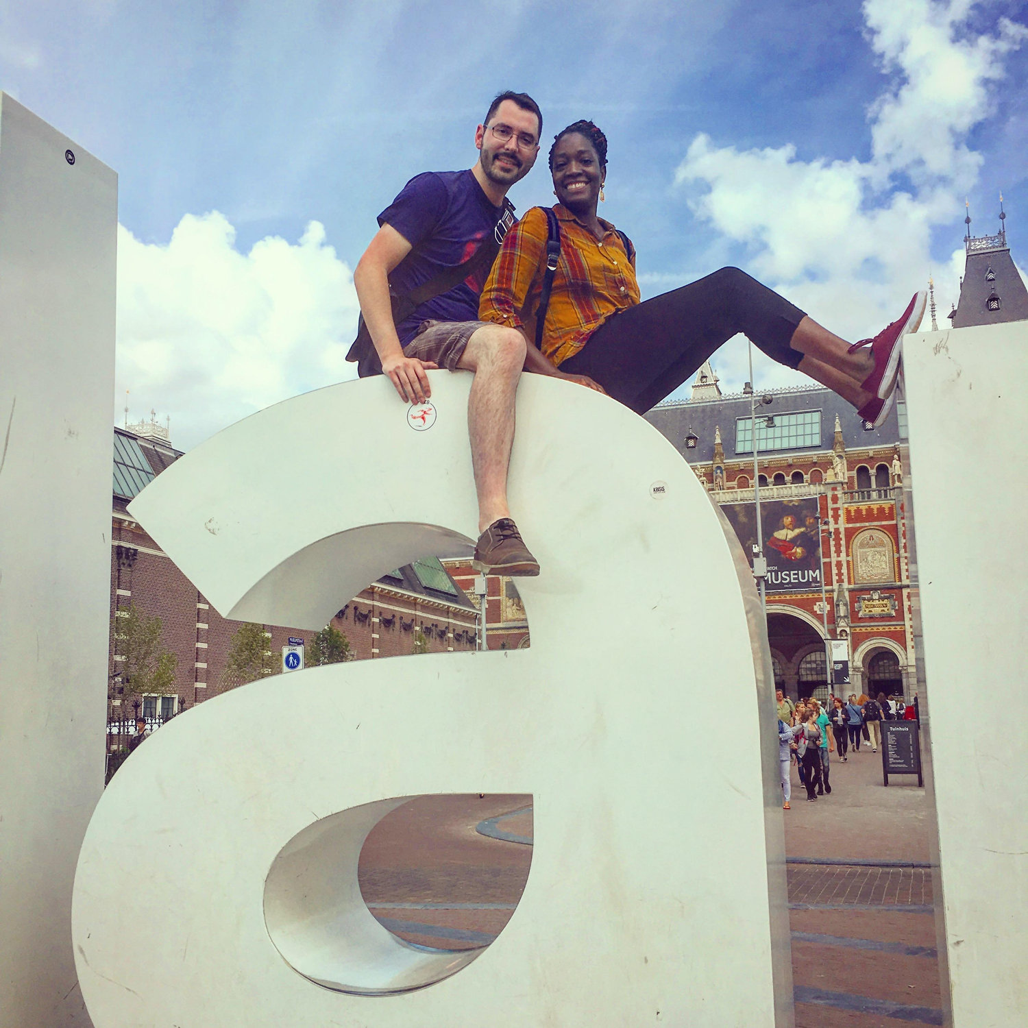 Hanging out in Amsterdam