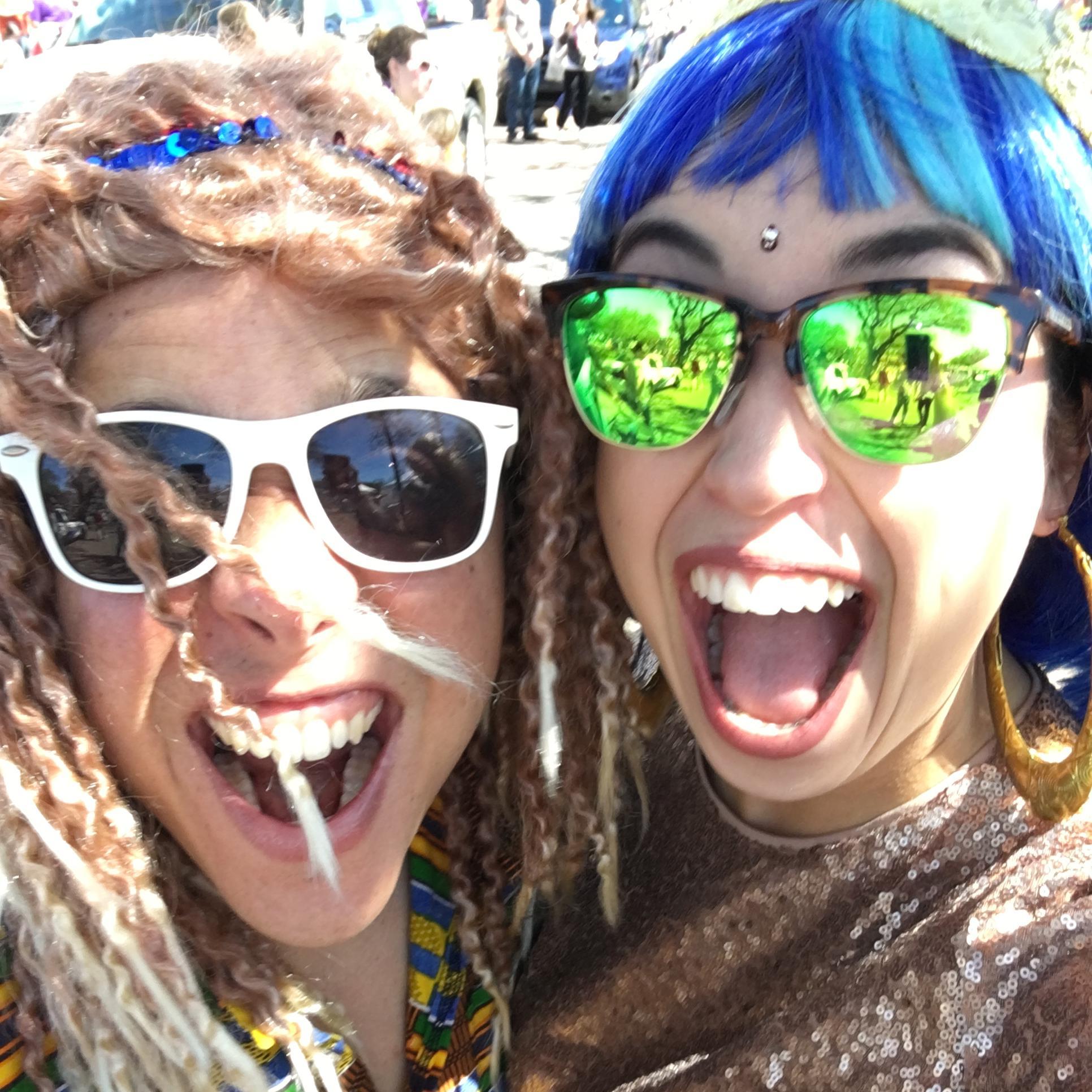 Marco's First Mardi Gras! (He's on the left)