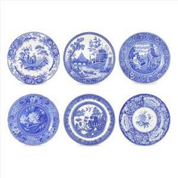 Spode Plates (6) Design 2