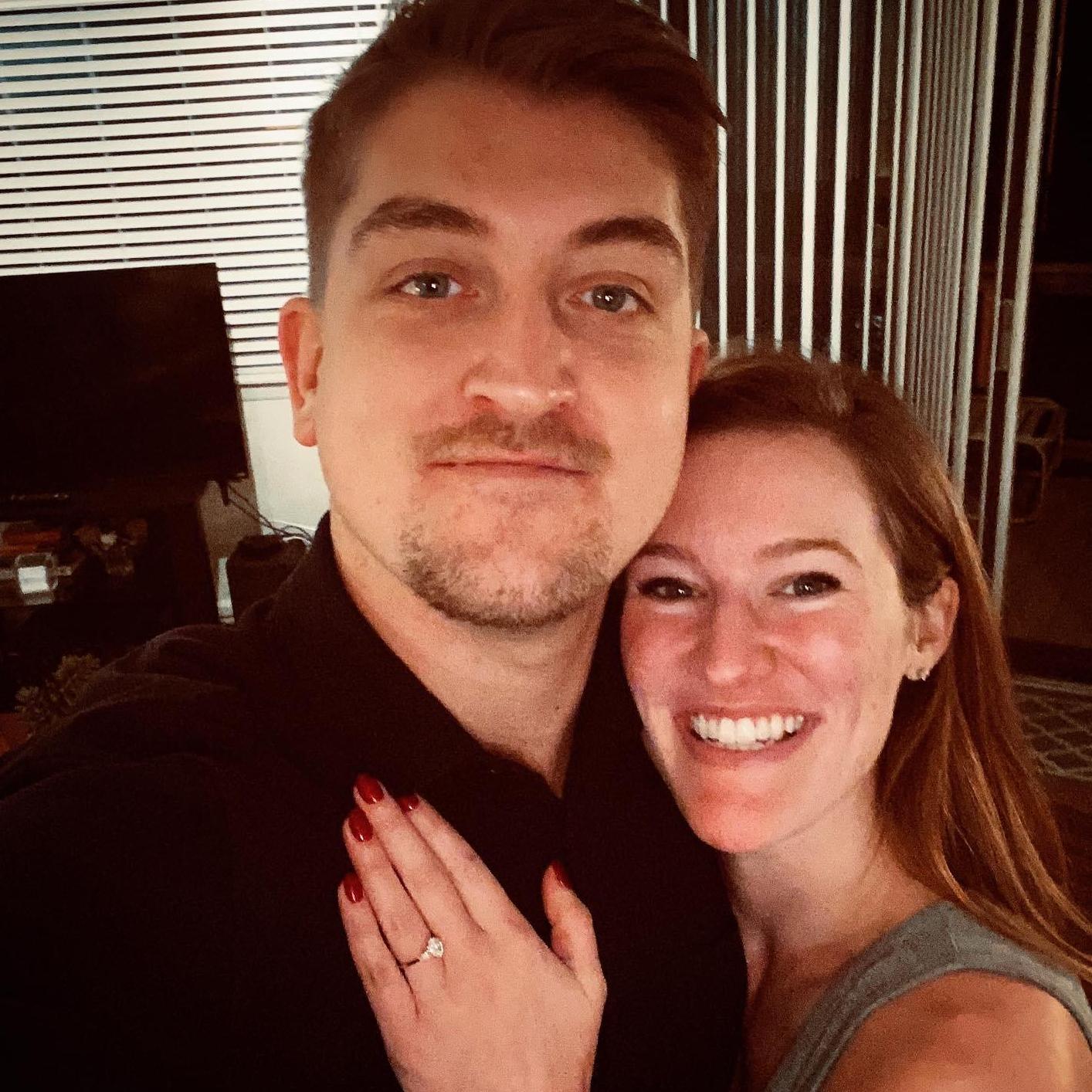 After Erik proposed!