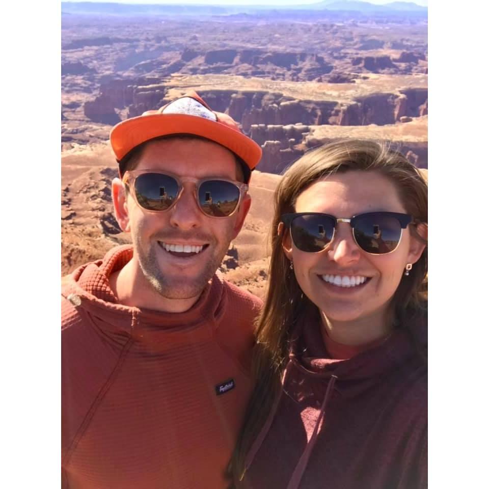 In the middle of a two-week camping trip around the Southwest. Canyonlands National Park